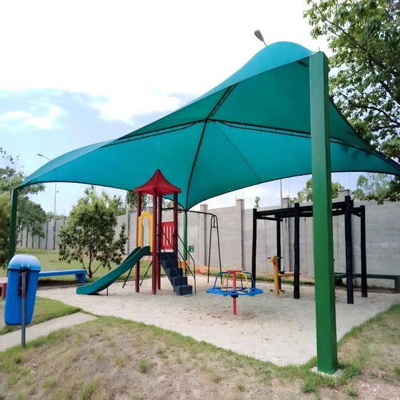 Cobertura de Sombrite para Churrasqueira em Amparo - Projeto 1