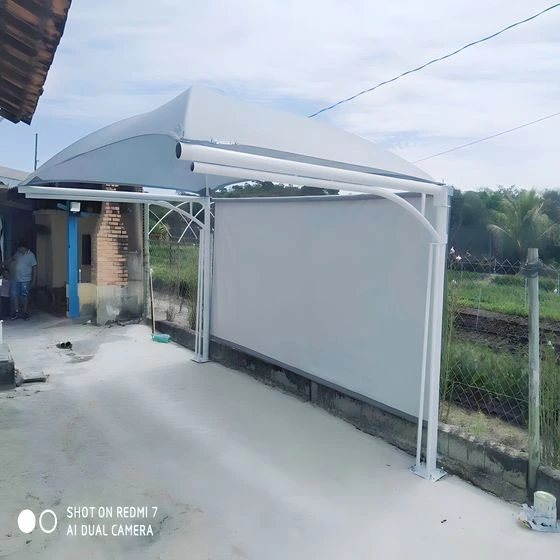 Cobertura de Sombrite para Churrasqueira em Amparo - Projeto 12