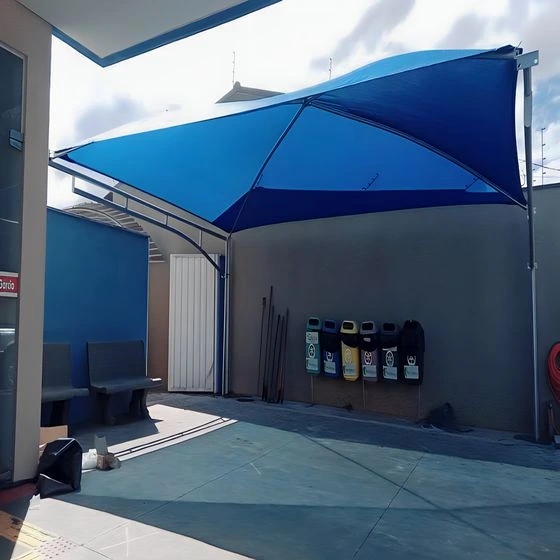 Cobertura de Sombrite para Churrasqueira em Amparo - Projeto 18