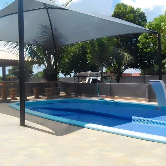 Cobertura de Sombrite para Churrasqueira em Amparo - Projeto 20