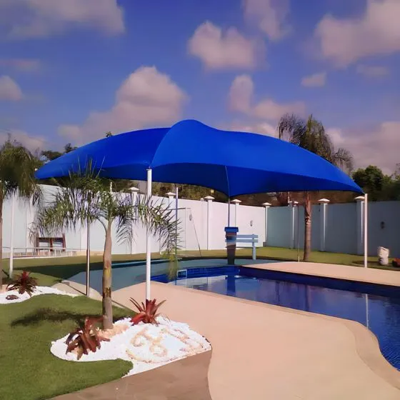 Cobertura de Sombrite para Churrasqueira em Amparo - Projeto 3